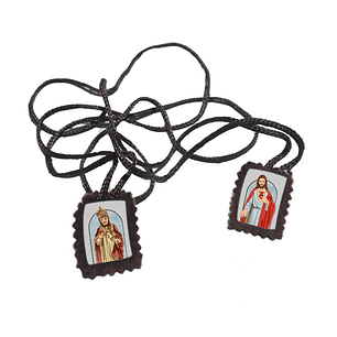 Saint Augustine Fabric Scapular 