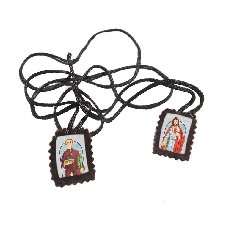 Saint Stephen Fabric Scapular  1