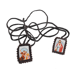 Saint Faustinus and Saint Jovita Fabric Scapular 