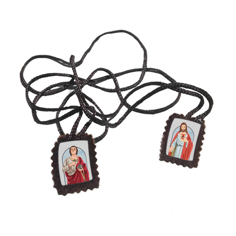 Scapulaire en tissu de Saint Just 1