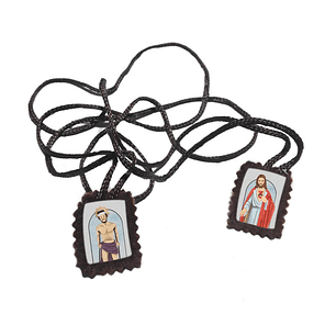 Saint Lazarus Fabric Scapular 