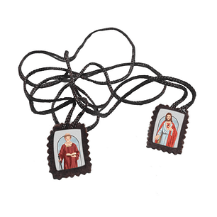 Saint Lawrence Fabric Scapular 