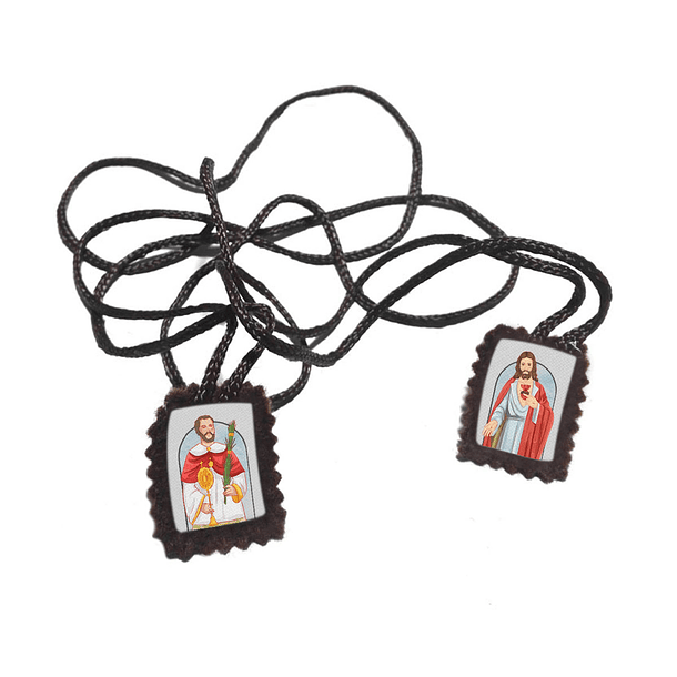 Saint Roman Fabric Scapular  