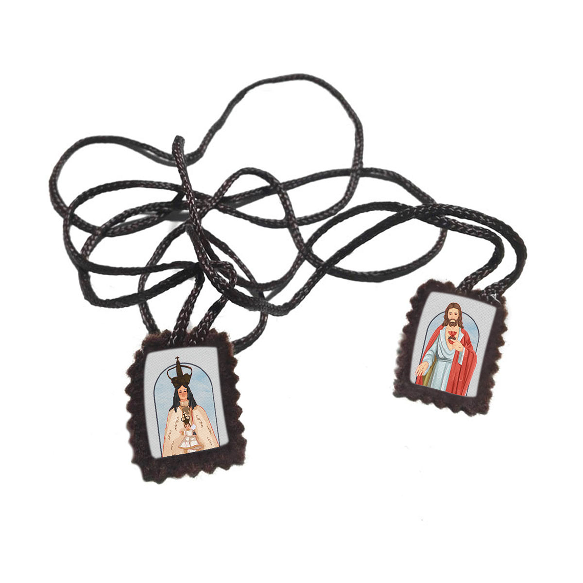 Our Lady of Almortão Fabric Scapular  1