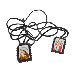 Our Lady of Pomagaj Fabric Scapular 