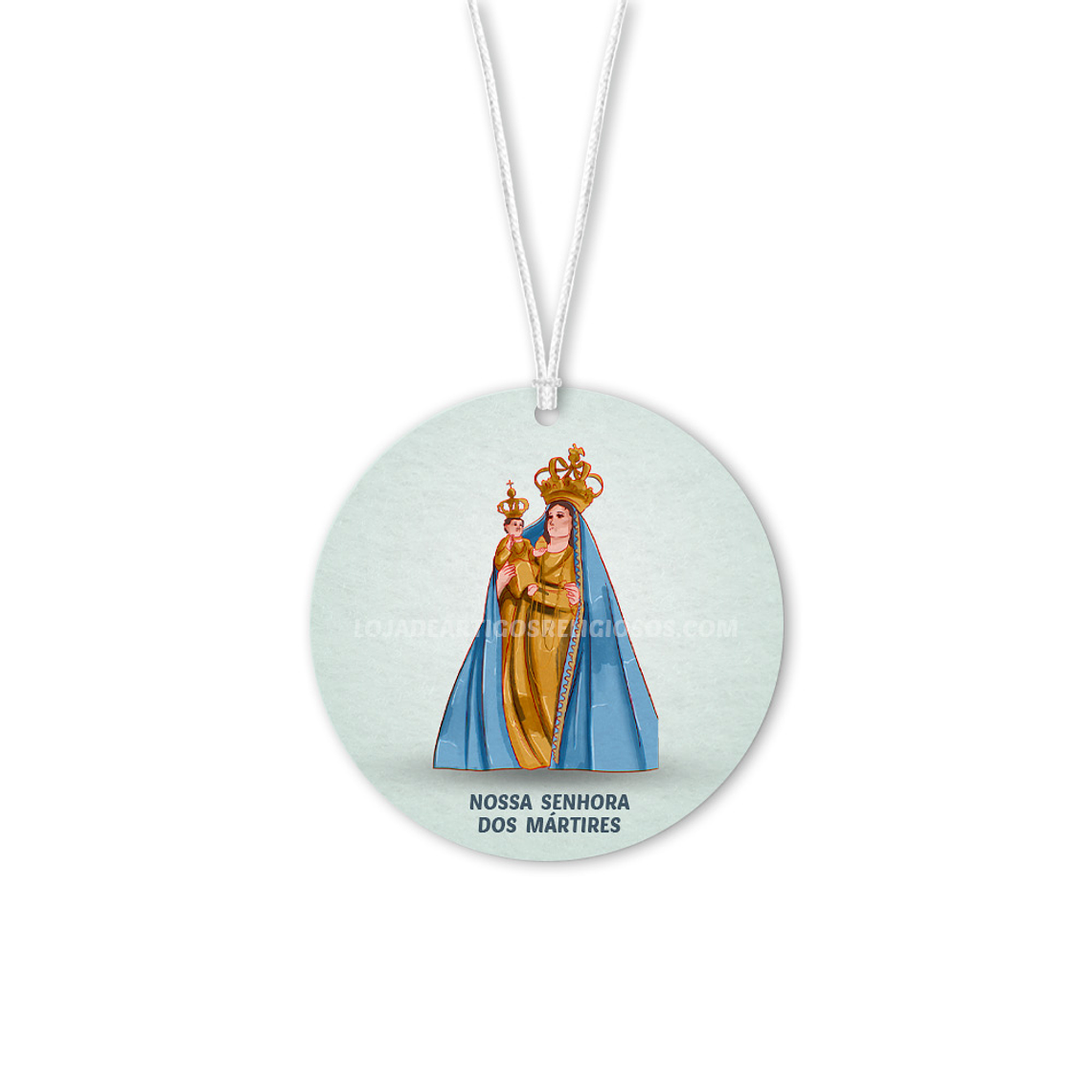 Ambientador para coche de Nuestra Señora de los Mártires 1