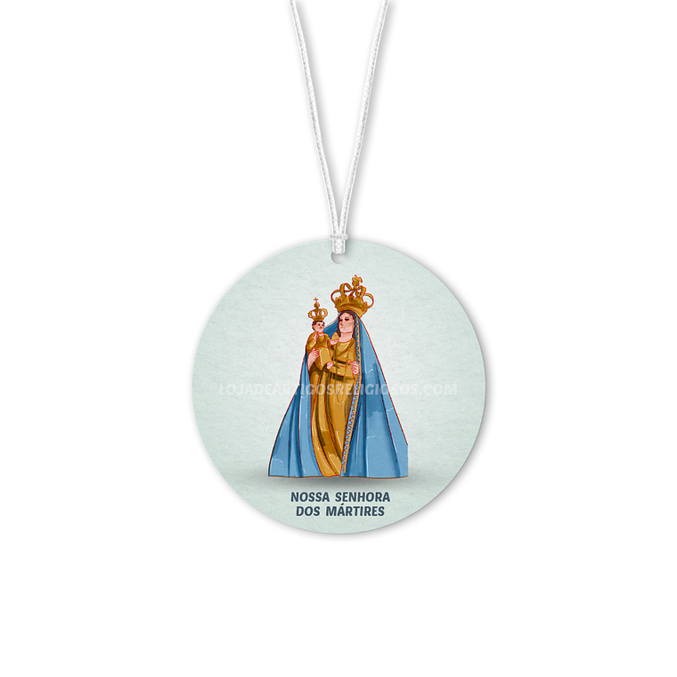 Ambientador para coche de Nuestra Señora de los Mártires 1