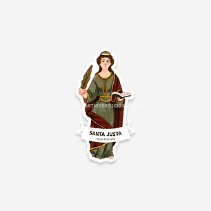 Saint Justa Sticker