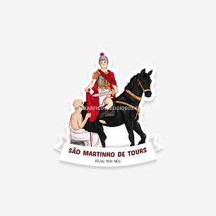 Saint Martin of Tours Sticker