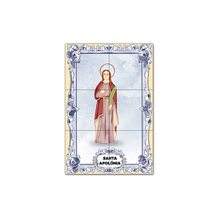 Saint Apollonia Tile Panel 30 cm x 45 cm