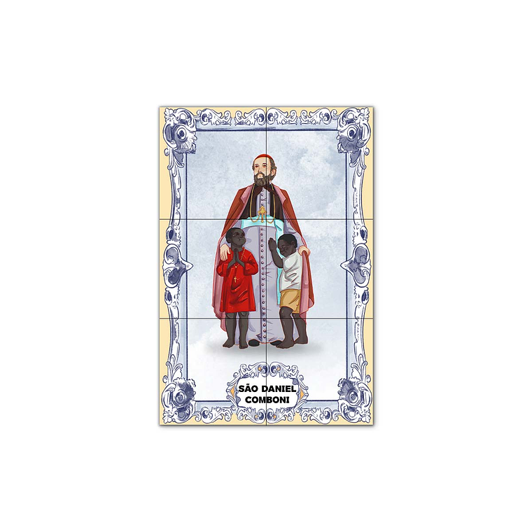 Painel de Azulejos de São Daniel Comboni 30 cm x 45 cm 1