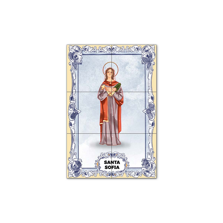 Painel de Azulejos de Santa Sofia 30 cm x 45 cm 1