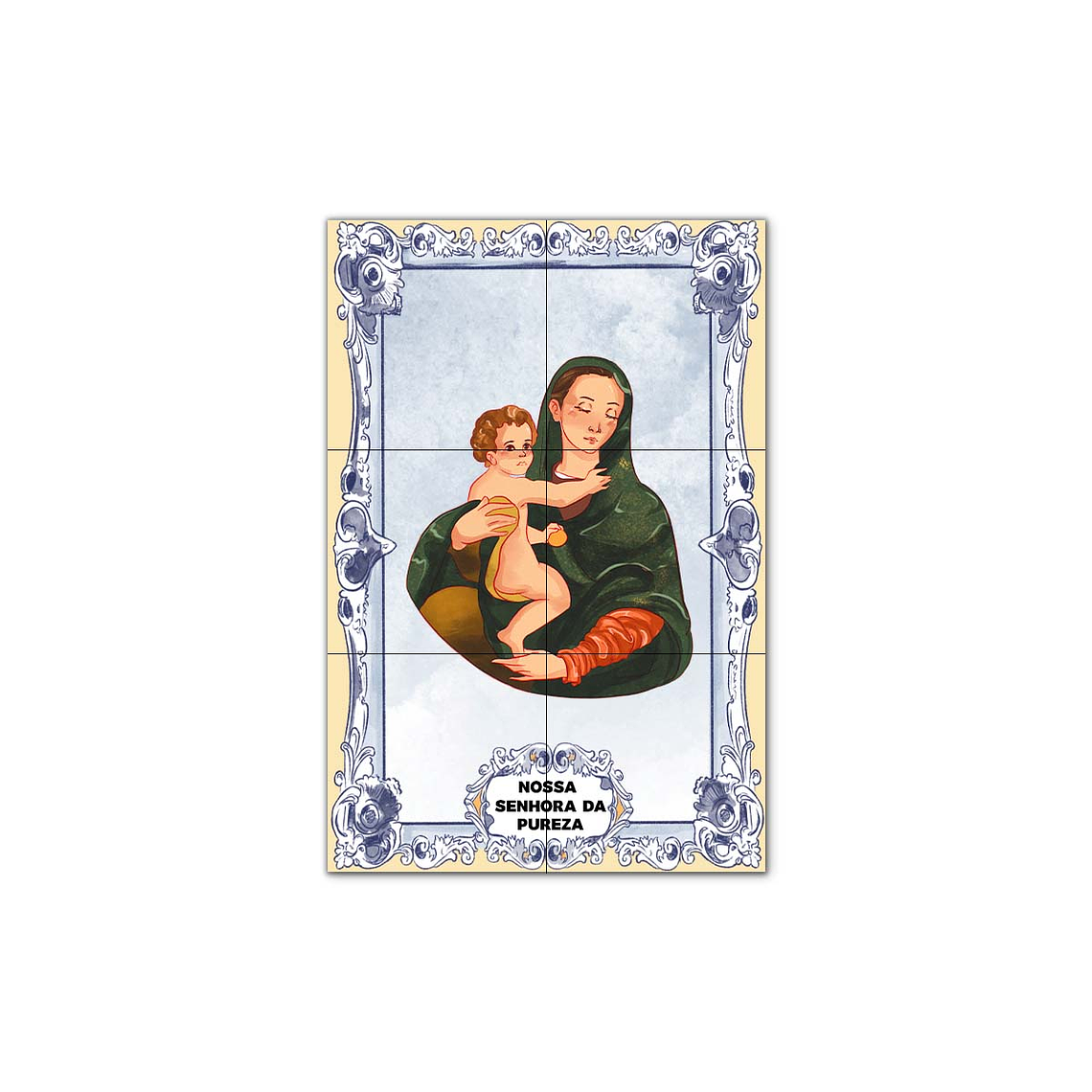 Azulejos de Nuestra Señora de la Pureza 30 cm x 45 cm 1