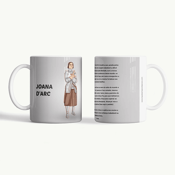 Caneca de Joana D'Arc 1