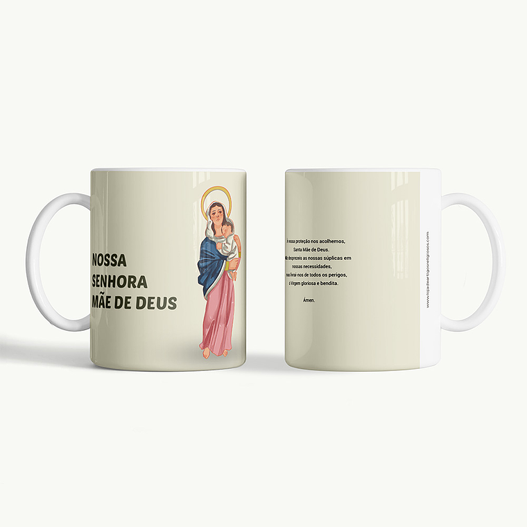 Caneca de Nossa Senhora Mãe de Deus 1