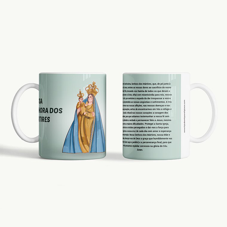 Caneca de Nossa Senhora dos Mártires 1