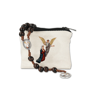Our Lady of the Annunciation Wallet and Rosary