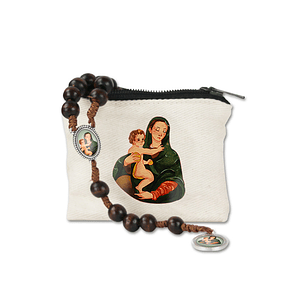 Cartera y rosario de Nuestra Señora de la Pureza