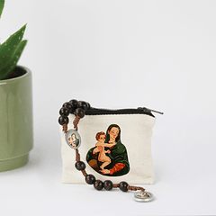 Carteira para terço de Nossa Senhora da Pureza