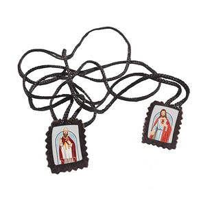 Saint Valentine Fabric Scapular 
