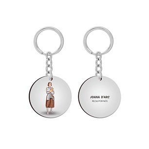 Joan of Arc keychain