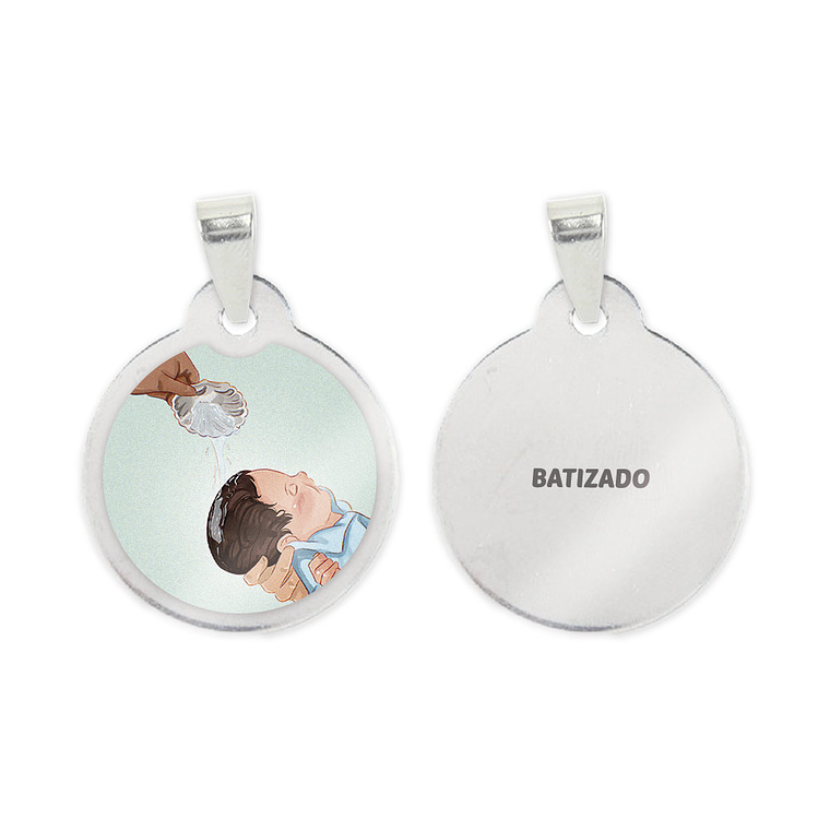 Medalha de aço do Batismo 1