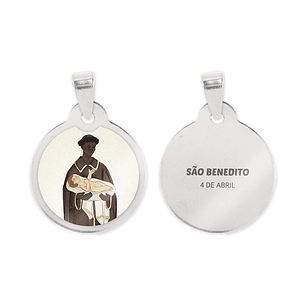 Medalha de aço de São Benedito