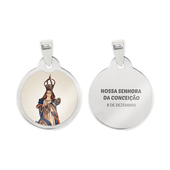 Medalha de aço de Nossa Senhora da Conceição
