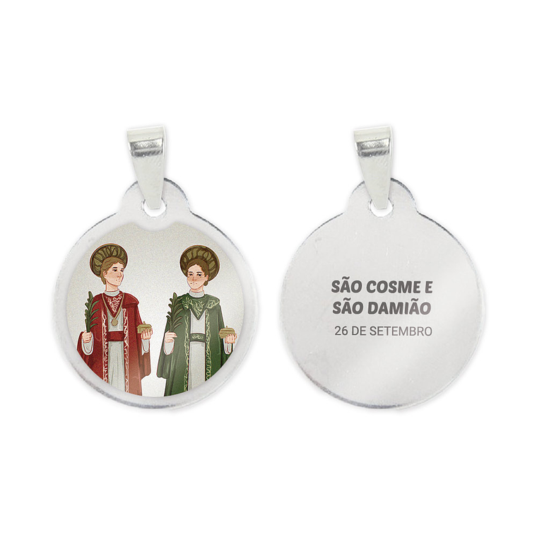 Medalha de aço de São Cosme e São Damião 1