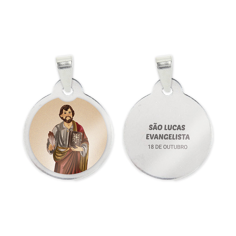 Medalla de acero de San Lucas Evangelista 1