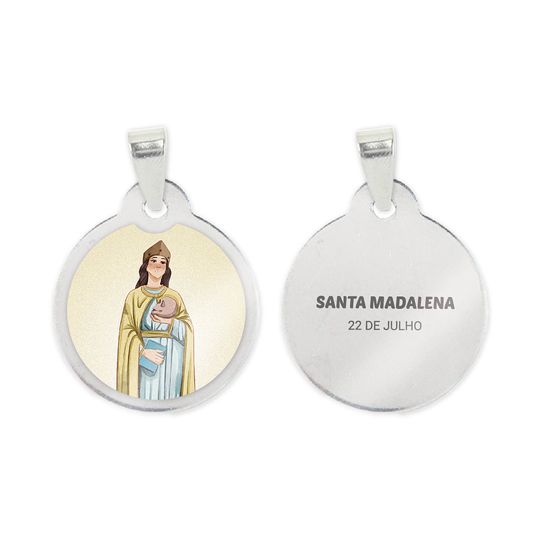 Medalha de aço de Santa Madalena 1