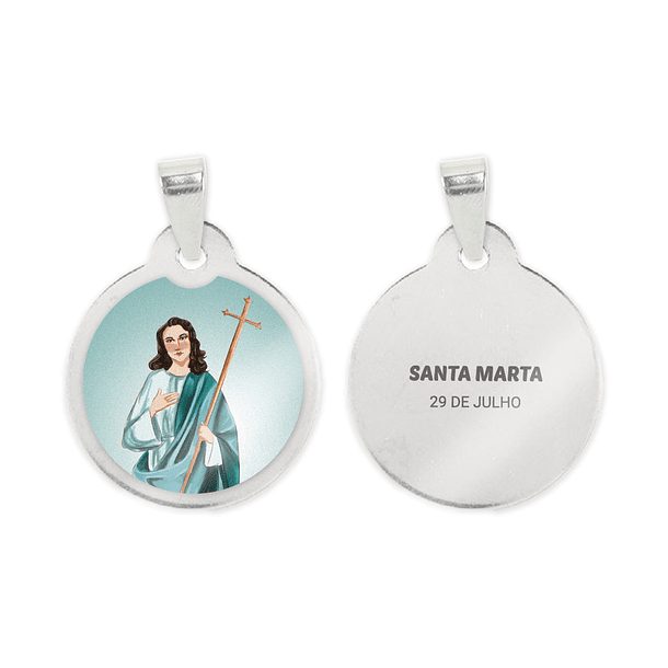 Medalha de aço de Santa Marta 