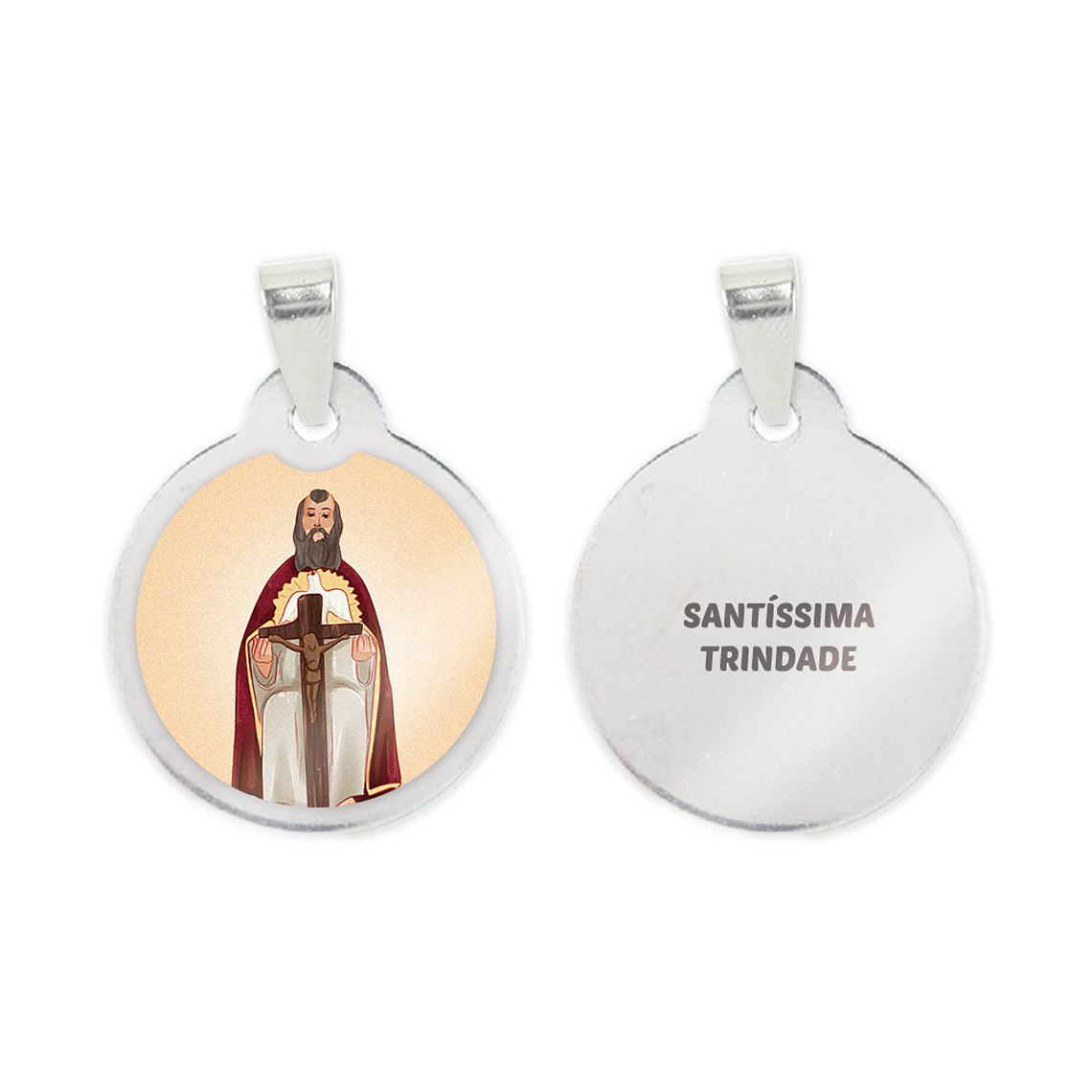 Medalha de aço da Santíssima Trindade 1