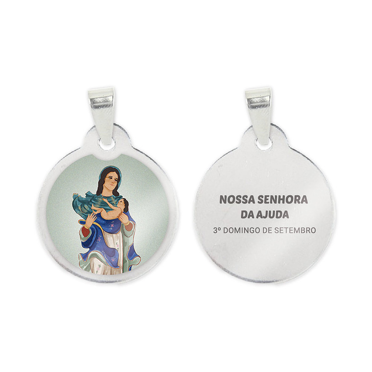 Medalha de aço de Nossa Senhora da Ajuda 1