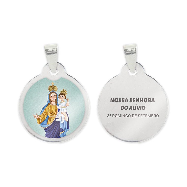 Medalha de aço de Nossa Senhora do Alívio 1