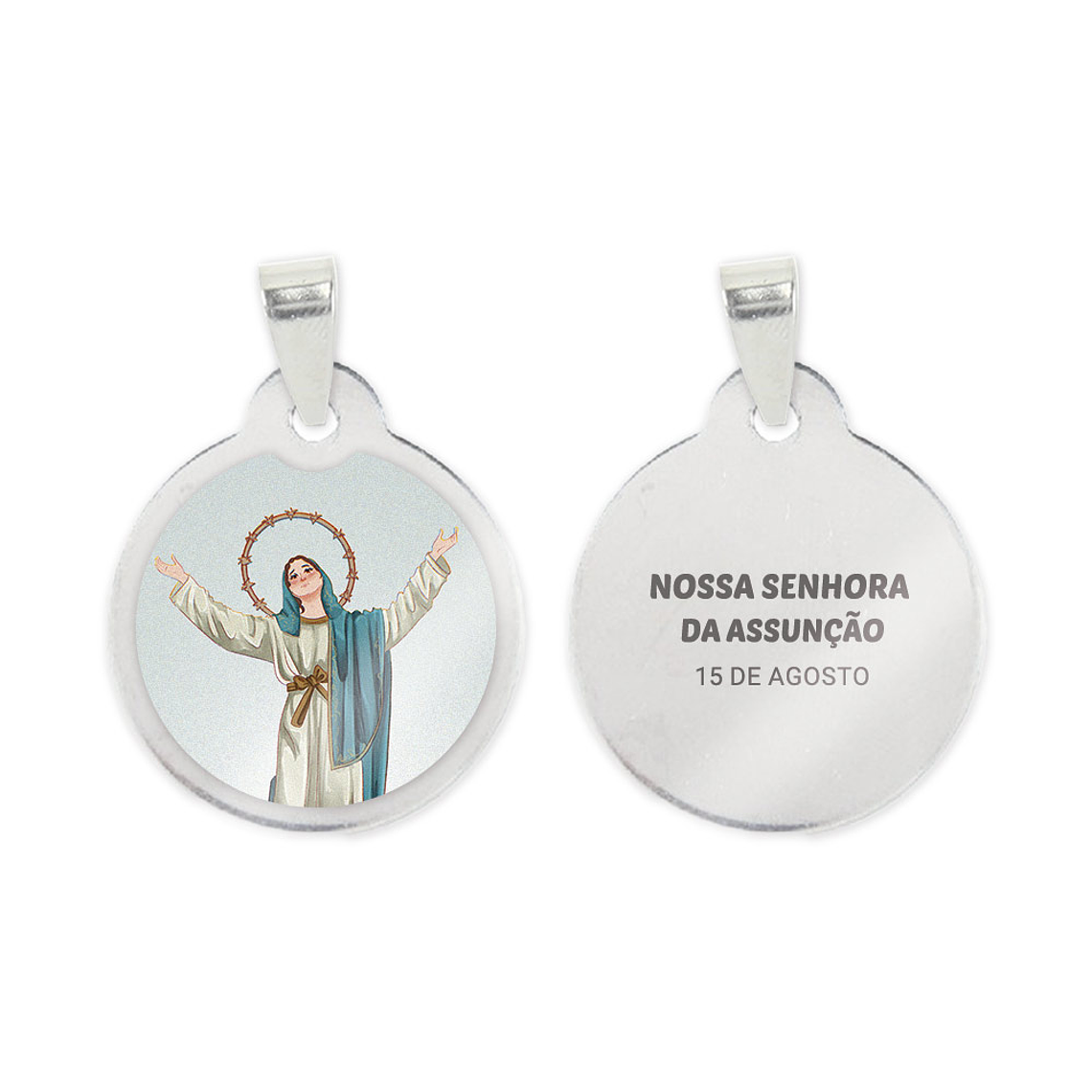 Medalha de aço de Nossa Senhora da Assunção 1