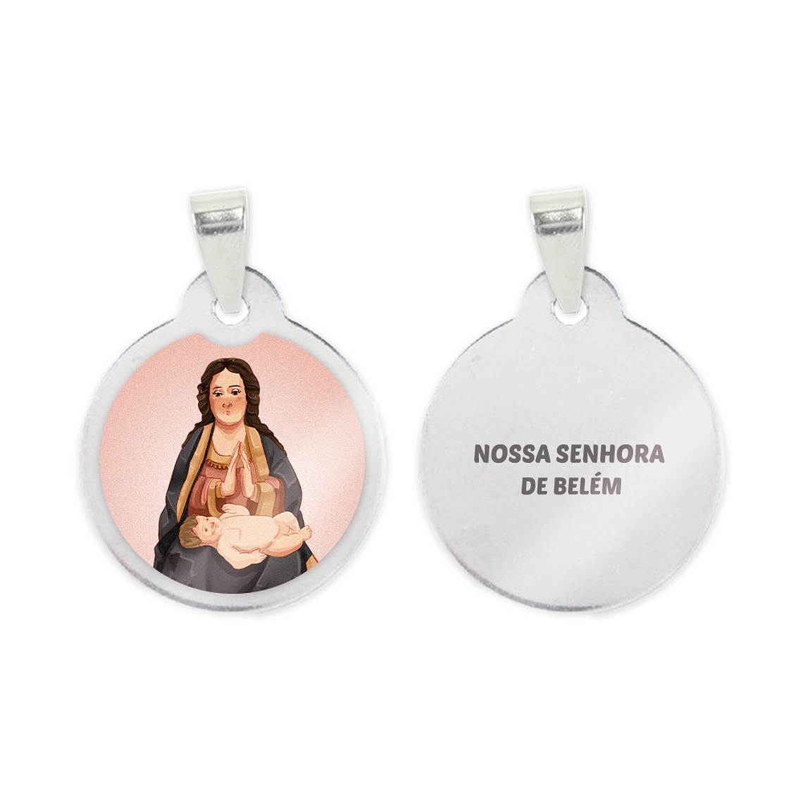 Medalha de aço de Nossa Senhora de Belém 1