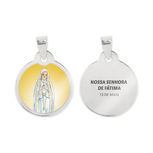 Our Lady of Fátima Steel Medal