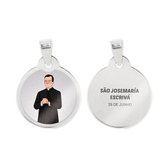 Medalha de aço de São Josemaría Escrivá