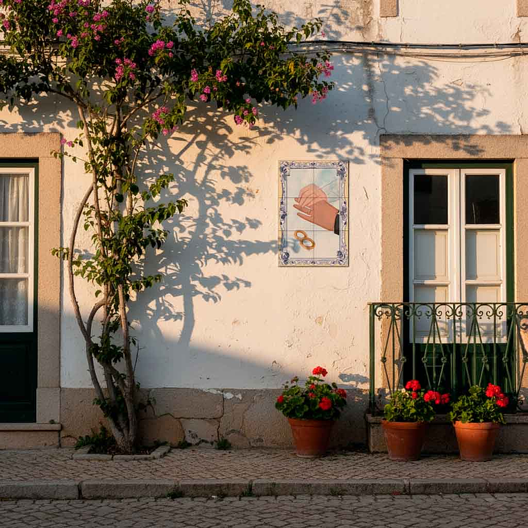 Painel de Azulejos do Matrimónio 30 cm x 45 cm 2