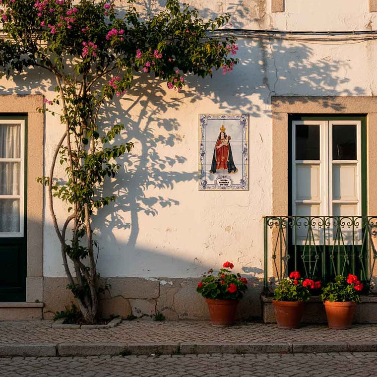 Painel de Azulejos de Nossa Senhora do Vizo 30 cm x 45 cm 2