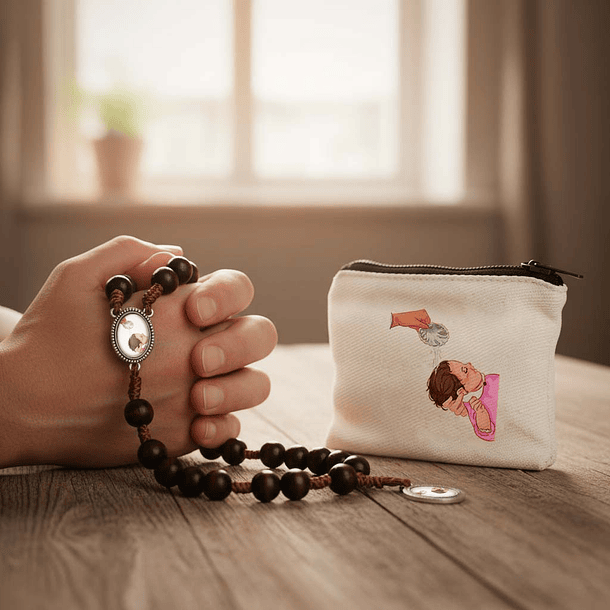 Portafoglio e rosario per il Battesimo 5