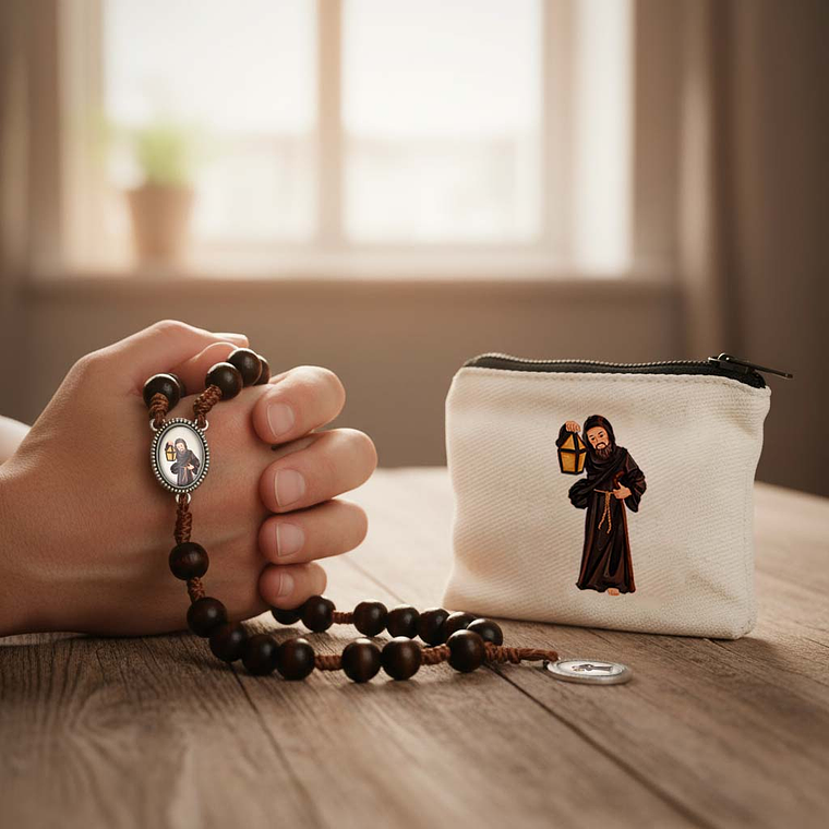 Carteira e Terço de São Longuinho 5