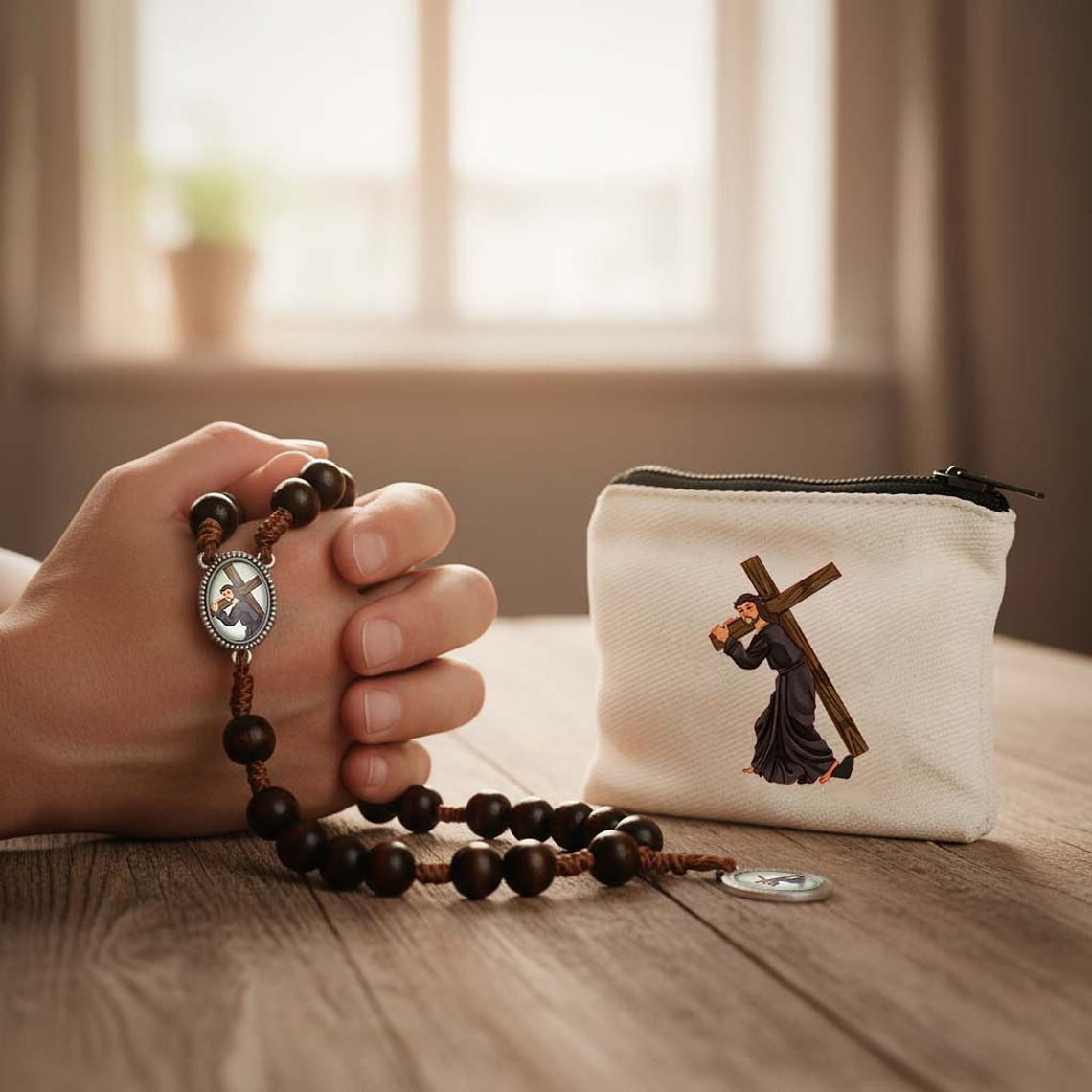 Carteira e Terço de Nosso Senhor dos Aflitos 5