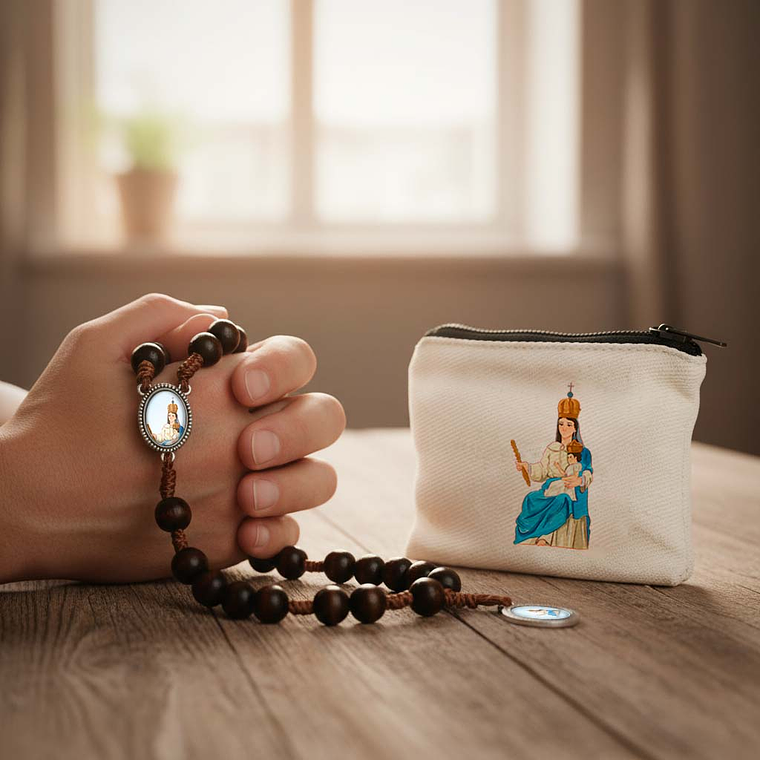 Carteira e Terço de Nossa Senhora do Monte Sião 5