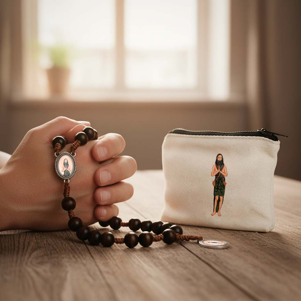 Wallet and Rosary of Saint Onuphrius 5