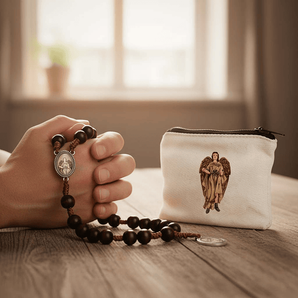 Carteira e Terço de São Rafael 5