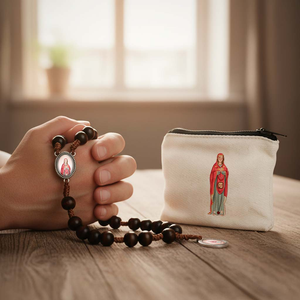 Cartera y Rosario de Nuestra Señora Protectora de los Afligidos 5