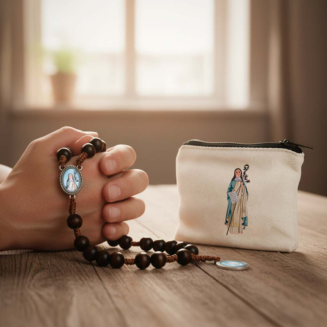 Wallet and Rosary of Saint Beatrice 5
