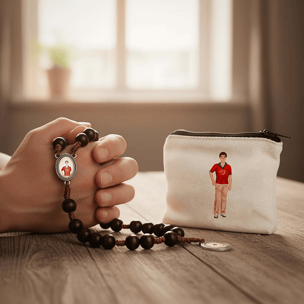 Carteira para terço de Carlo Acutis 3